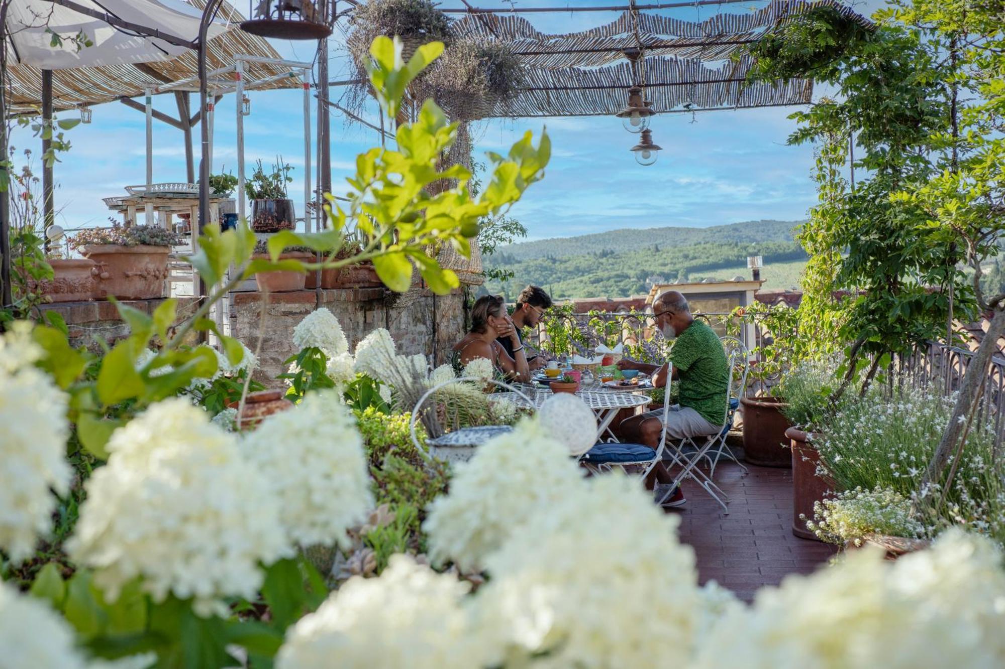 Le Terrazze Del Chianti B&B Residenza D'Epoca E Di Charme San Donato in Poggio Экстерьер фото